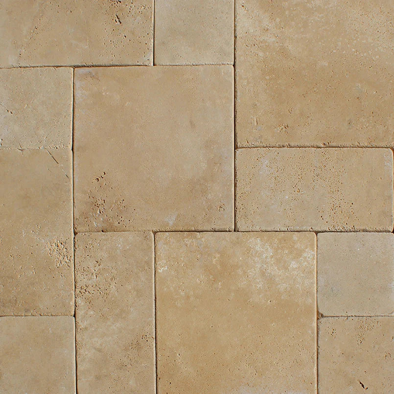 MSI Durango Cream Tumbled Travertine Pavers