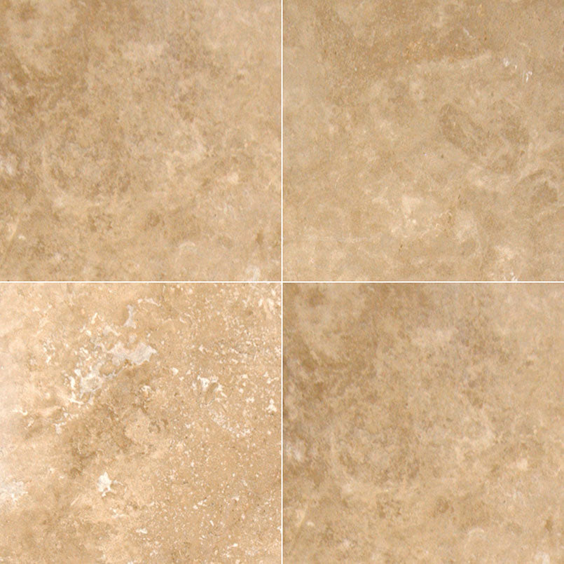 MSI Tuscany Walnut Tumbled Travertine Paver - 16"x16"