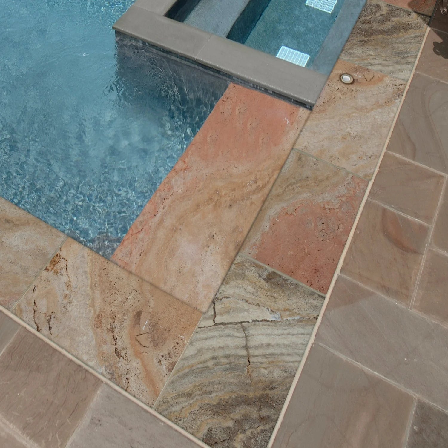 MSI Tuscany Porcini Travertine Pool Coping