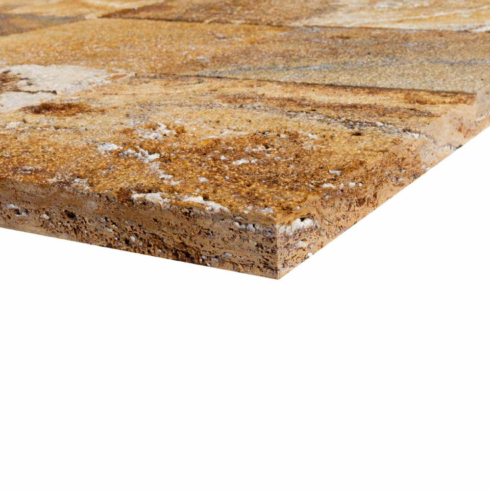 Meandros Gold Yellow Travertine Pavers