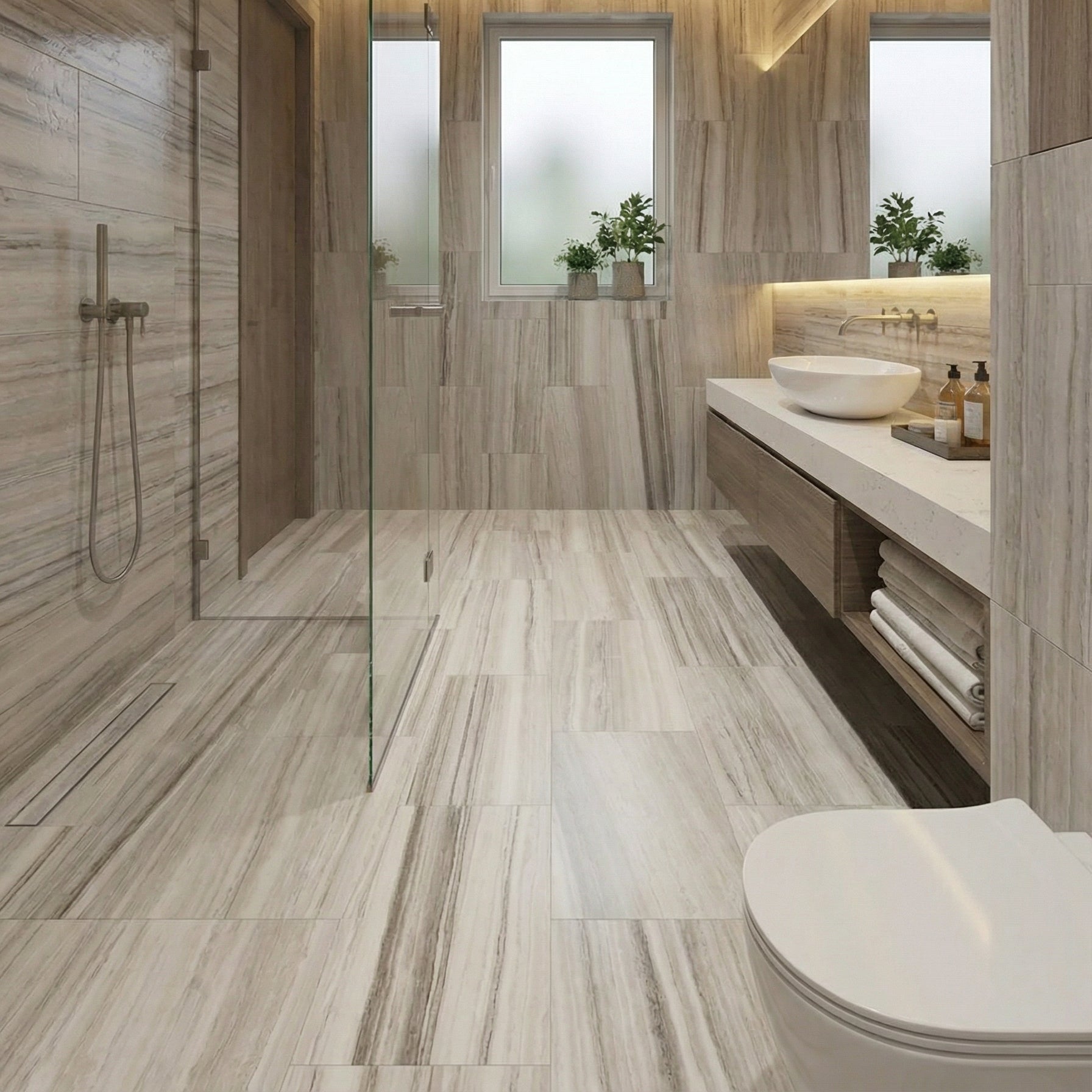 Palissandro 12"x24" Polished Marble Tiles