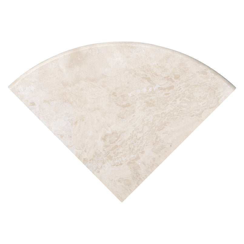 MSI Tuscany Ivory Travertine Honed 9" Radius Corner Shelf