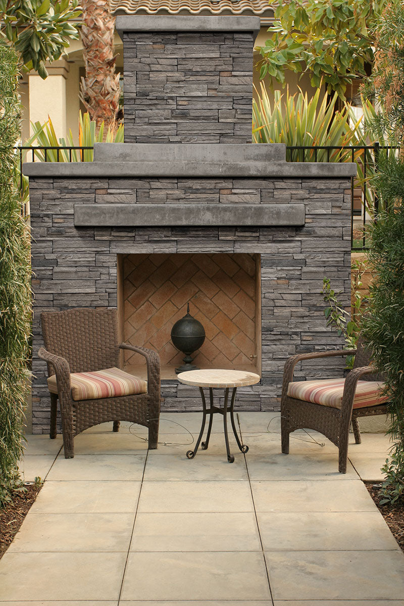 MSI Terrado Denali Gray Concrete Natural Stone Wall Tile