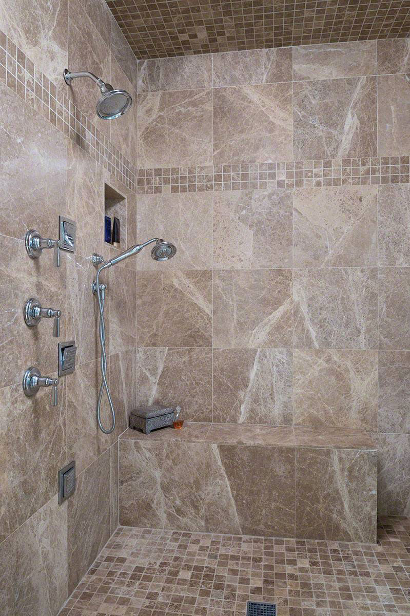MSI Emperador Light Polished Marble Wall and Floor Tile 18"x18"