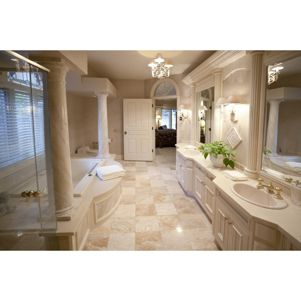 Cappuccino Light Premium Marble Tiles