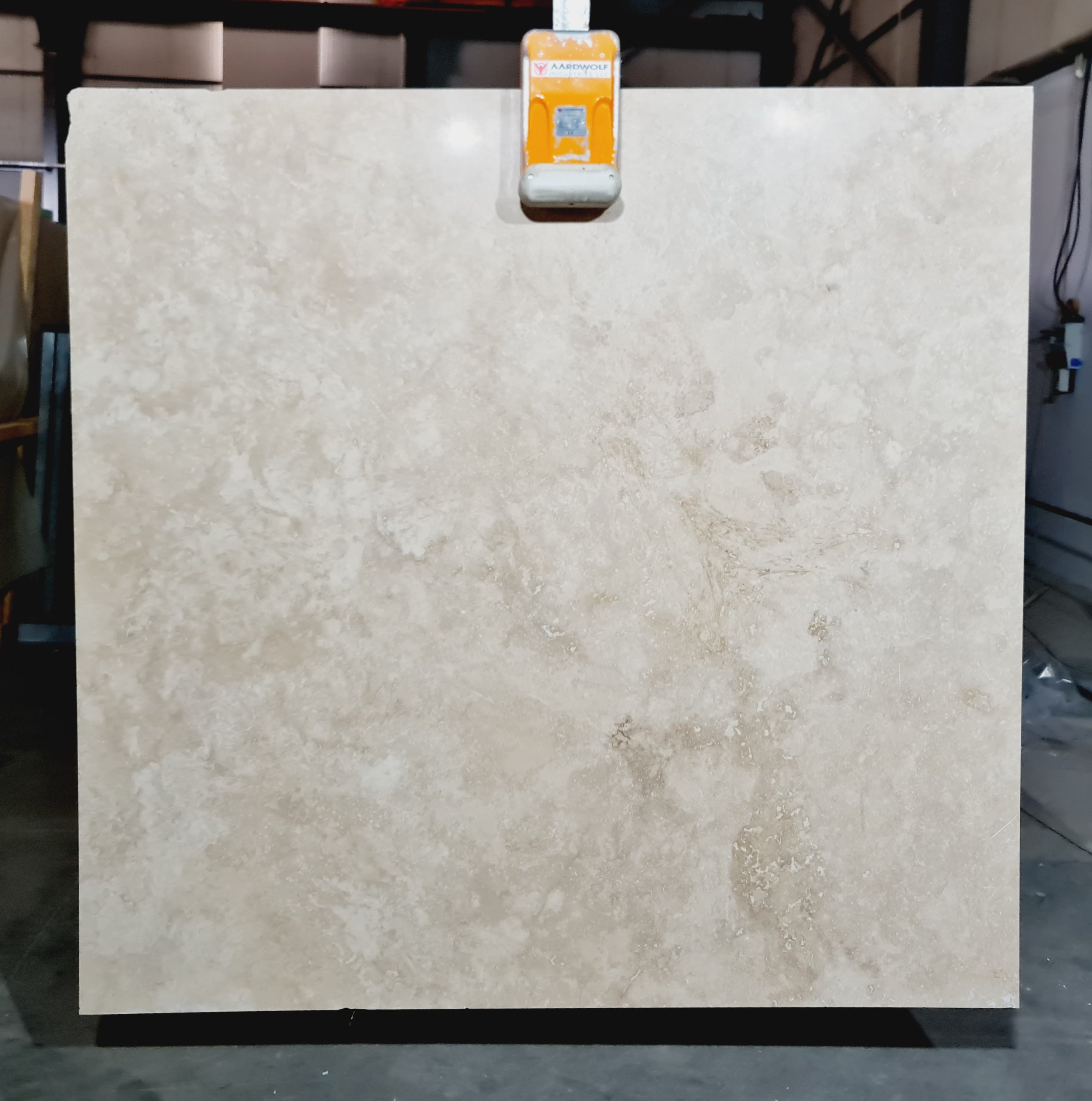 Cream Honed Travertine Slab